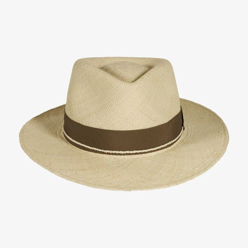 Quito | Mens Natural Woven Genuine Panama Hat