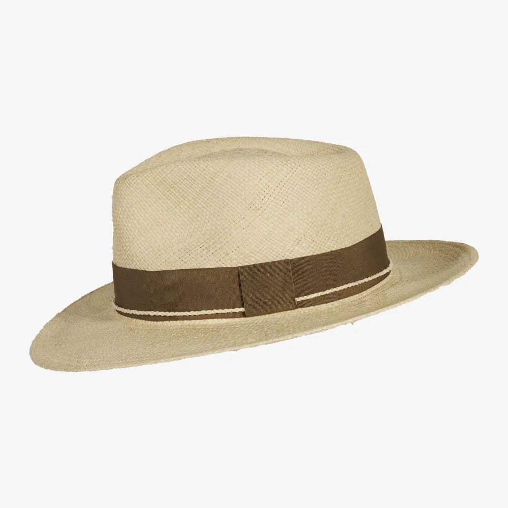 Quito | Mens Natural Woven Genuine Panama Hat