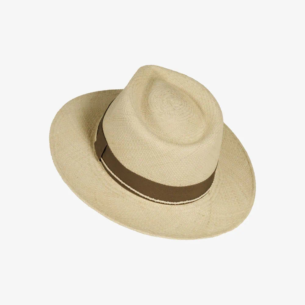 Quito | Mens Natural Woven Genuine Panama Hat