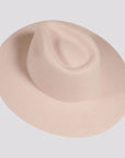 Rancher Blush Fedora Felt Hat American Hat Makers Top View