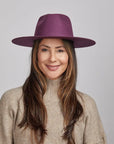 Rancher | Womens Wide Brim Felt Fedora Hat