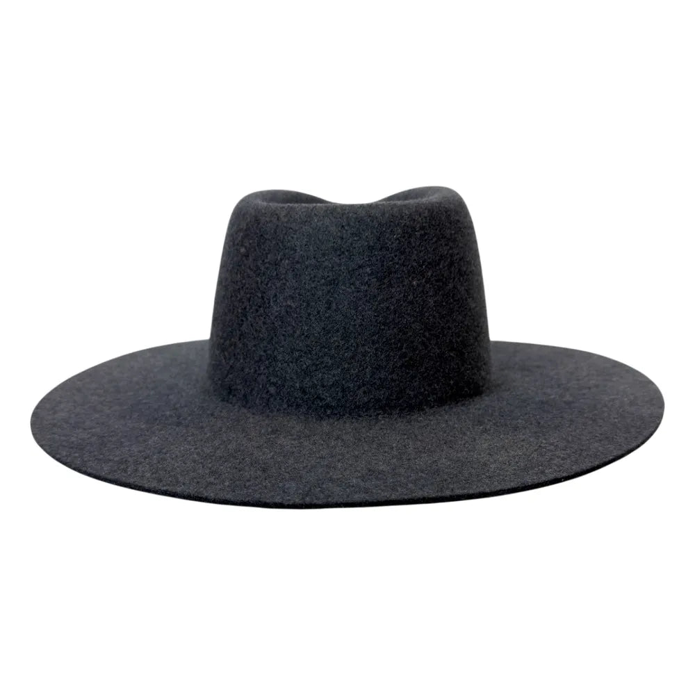 Rancher | Mens Shadow Tweed Wide Brim Felt Fedora Hat
