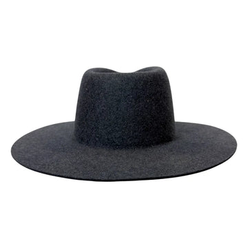 Rancher | Mens Shadow Tweed Wide Brim Felt Fedora Hat