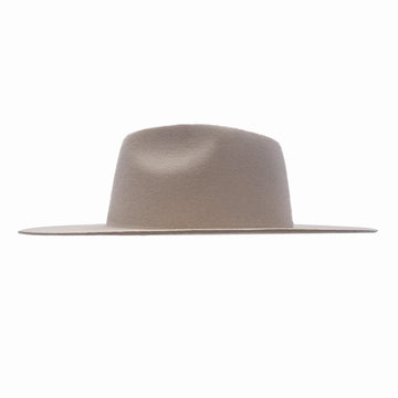 Rancher | Womens Silver Belly Wide Brim Felt Fedora Hat
