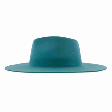Rancher | Womens Turquoise Wide Brim Felt Fedora Hat