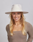 Rancher | Womens Wide Brim Felt Fedora Hat