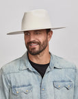 Rancher | Mens Wide Brim Felt Fedora Hat