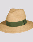 Ravello | Womens Crocheted Raffia Braid Safari Fedora Hat