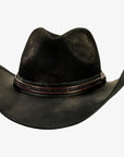 Reckless | Mens Genuine Leather and Wool Felt Western Cowboy Hat
