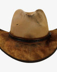 Reckless | Mens Genuine Leather and Wool Felt Western Cowboy Hat