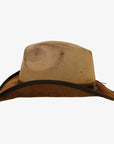 Reckless | Mens Genuine Leather and Wool Felt Western Cowboy Hat