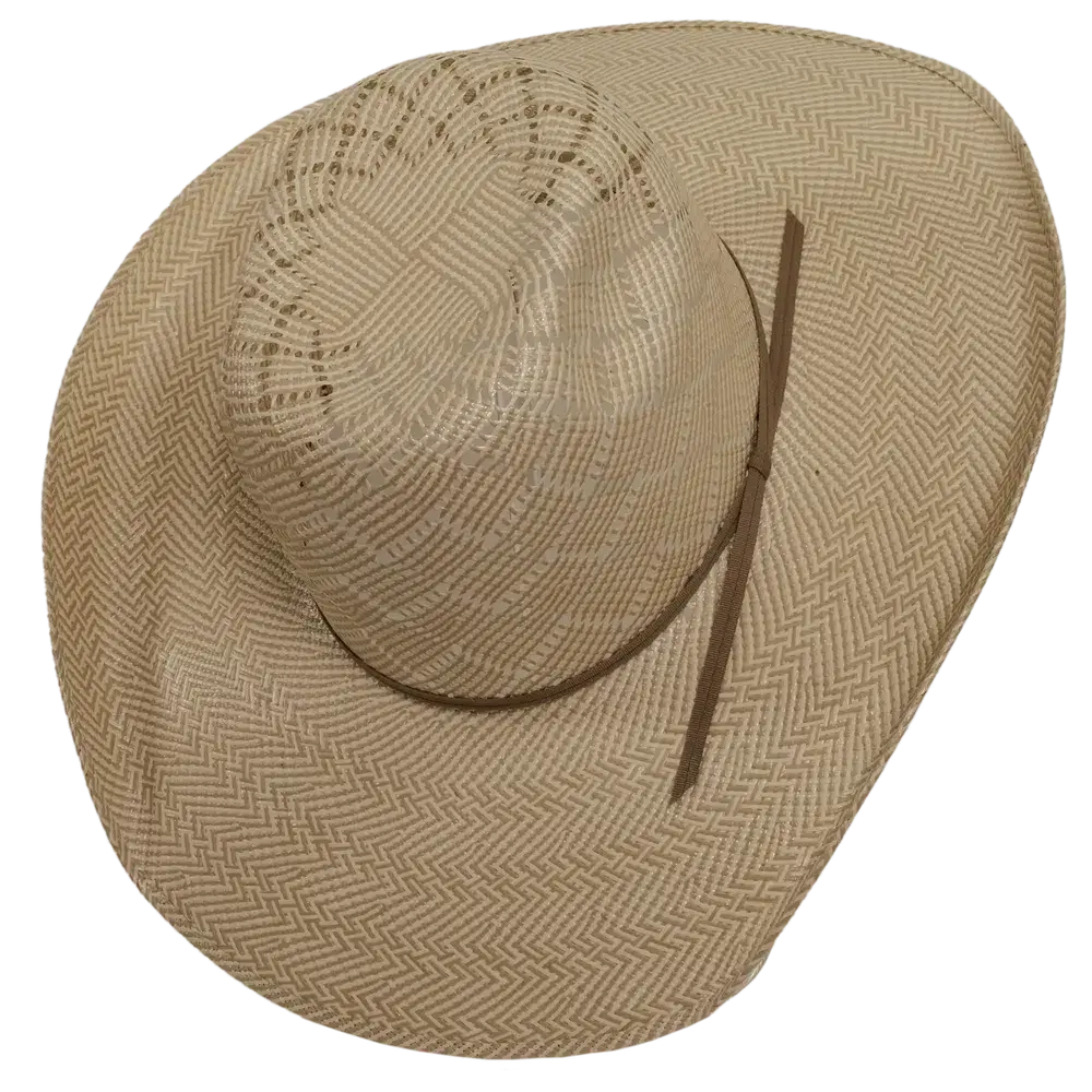 revolver ivory cowboy hat top view