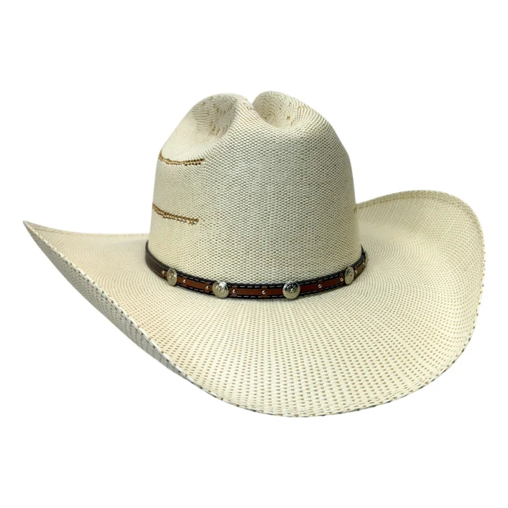 River | Womens Cream Bangora Straw Cowgirl Hat