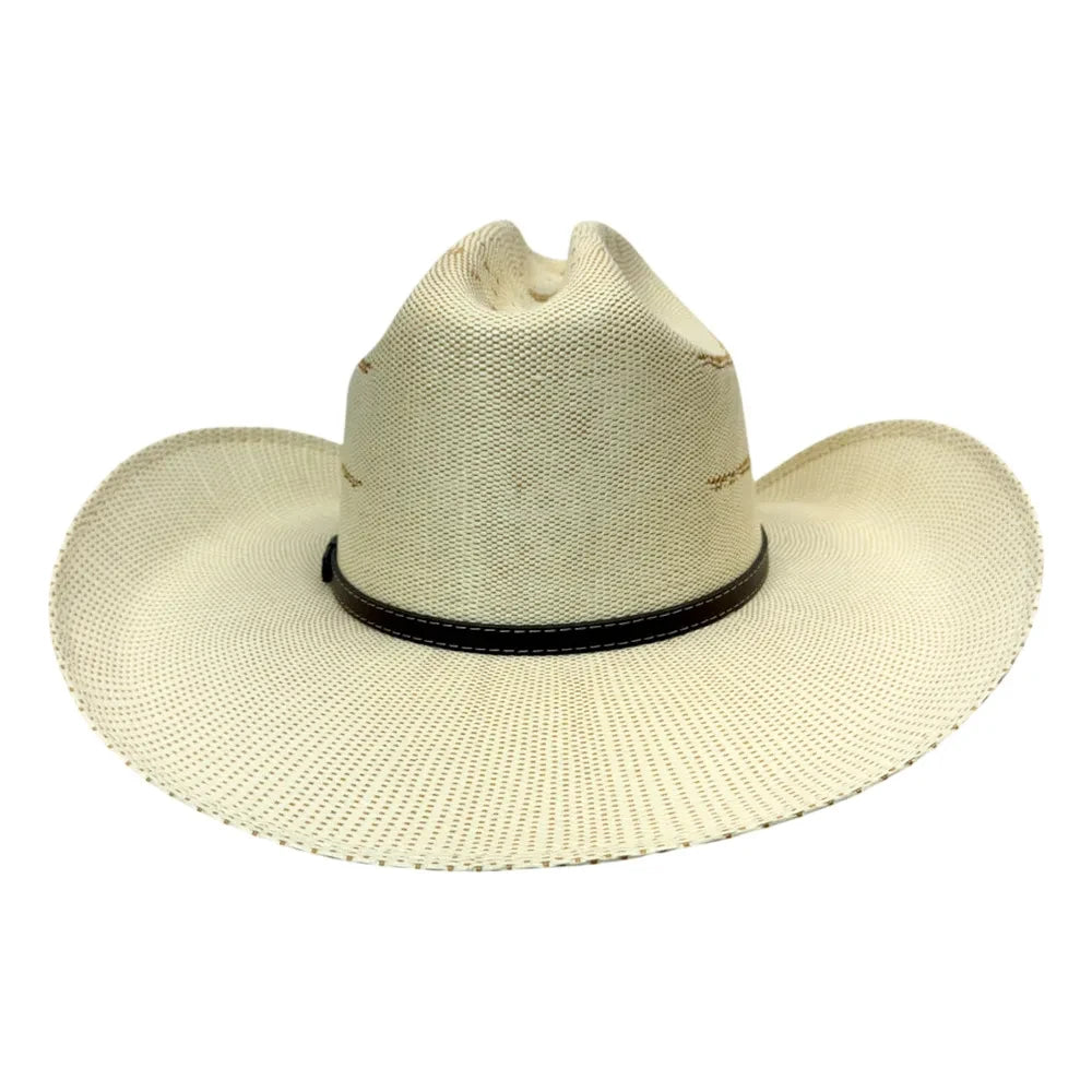 River | Womens Cream Bangora Straw Cowgirl Hat