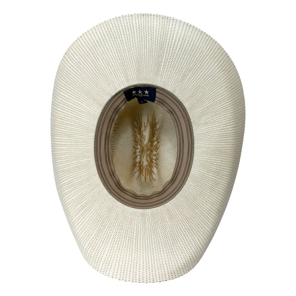 River | Womens Cream Bangora Straw Cowgirl Hat