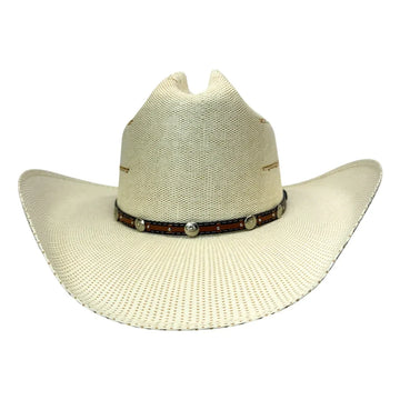 River | Womens Cream Bangora Straw Cowgirl Hat