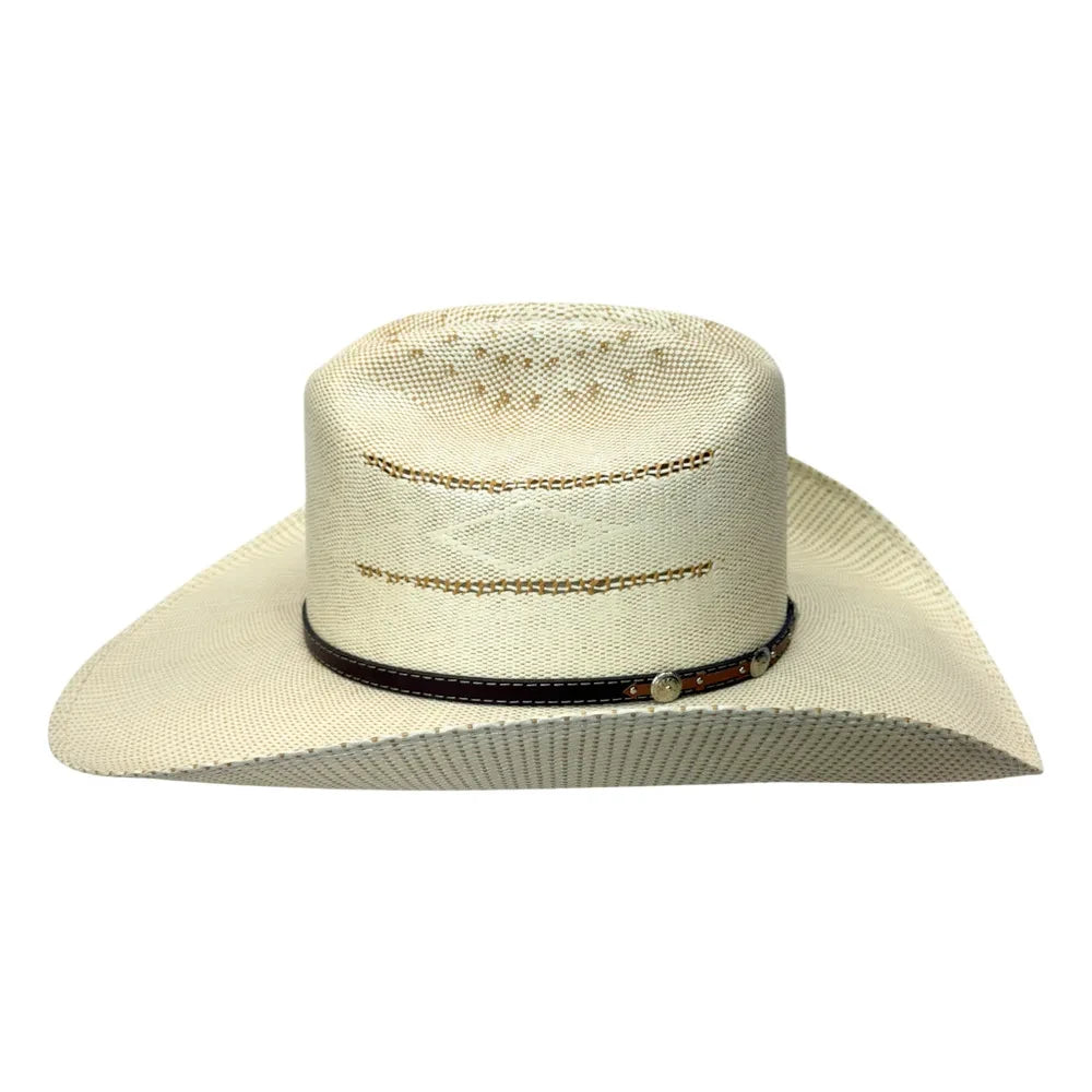 River | Womens Cream Bangora Straw Cowgirl Hat