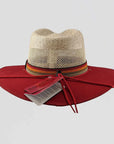 Roxy Red Sun Straw Hat Back View