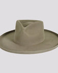 Rustler | Womens Wool Felt Teardrop Fedora Hat with Curled Brim