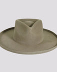 Rustler | Womens Wool Felt Teardrop Fedora Hat with Curled Brim