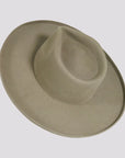 Rustler | Womens Wool Felt Teardrop Fedora Hat with Curled Brim