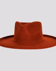 Rustler | Womens Wool Felt Teardrop Fedora Hat with Curled Brim