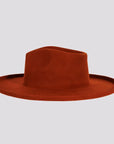 Rustler | Womens Wool Felt Teardrop Fedora Hat with Curled Brim