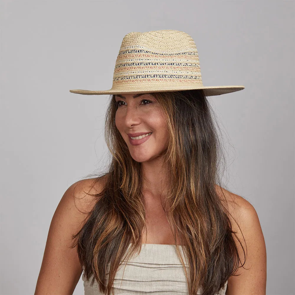 Sandy | Womens Braided Straw Sun Hat