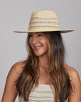Sandy | Womens Braided Straw Sun Hat