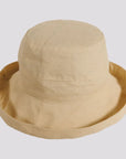 Sausalito | Womens Cotton Sun Bucket Hat with Upturn Brim