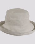 Sausalito | Womens Cotton Sun Bucket Hat with Upturn Brim