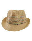 Seacliff Fedora Straw Hat Front View