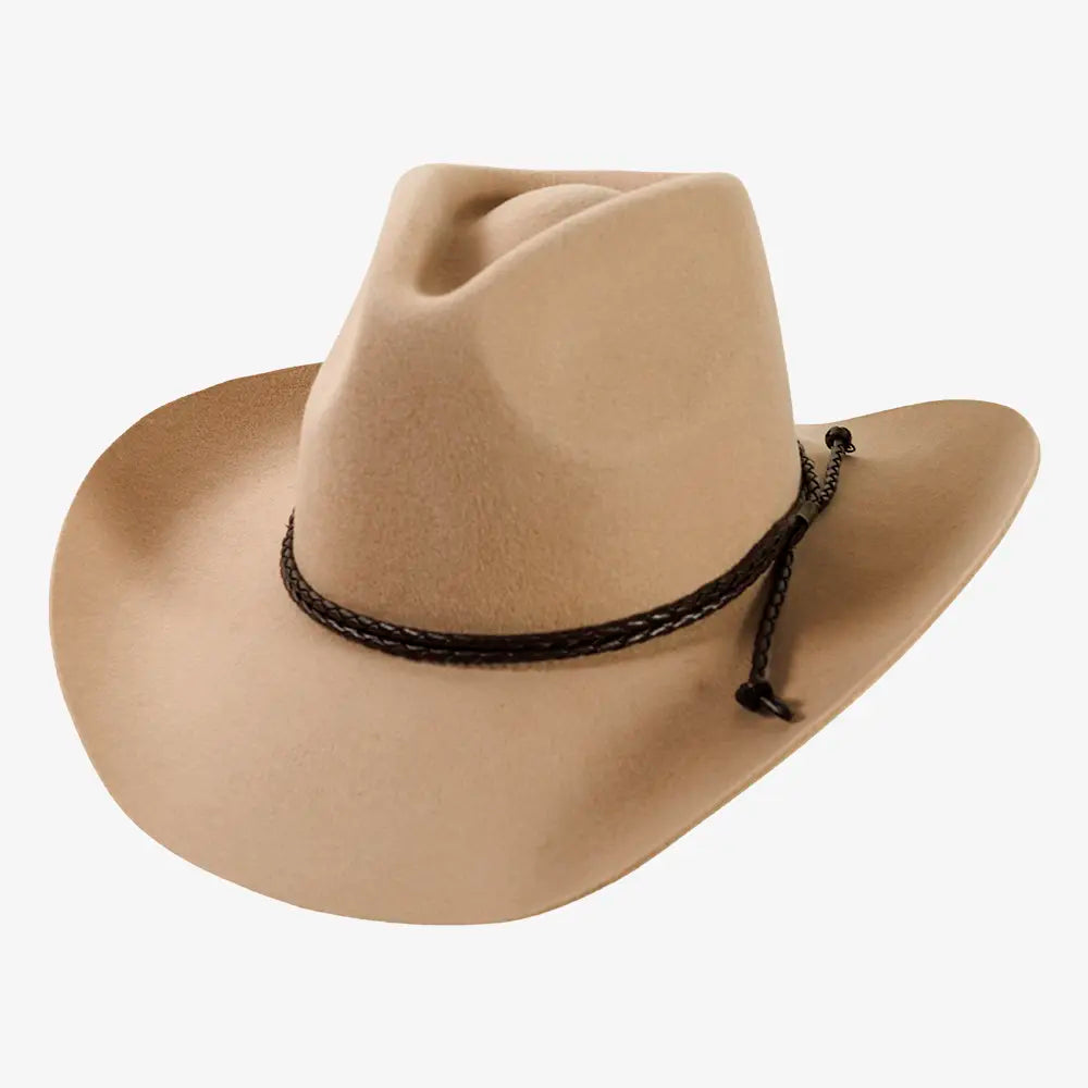 Sequoia | Womens Sand Wool Felt Cowgirl Hat