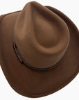 Showdown | Mens Crushable Wool Felt Western Outback Cowboy Hat