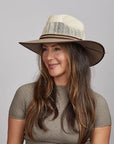 Sienna | Womens Wide Brim Vented Canvas Sun Hat