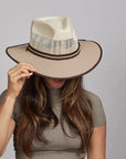 Sienna | Womens Wide Brim Vented Canvas Sun Hat