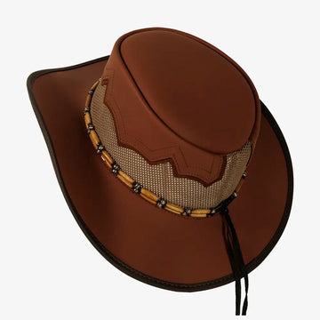 Sierra | Womens Toast & Whiskey Leather Cowgirl Hat