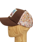 spirit brown cap snapback hat side view