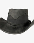 Stampede | Womens Cowhide Leather Cowgirl Hat with Mesh Sides