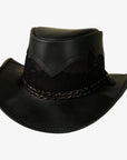 Stampede | Womens Cowhide Leather Cowgirl Hat with Mesh Sides