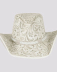 Sterling | Womens Genuine Leather White Cowgirl Hat