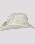 Sterling | Womens Genuine Leather White Cowgirl Hat