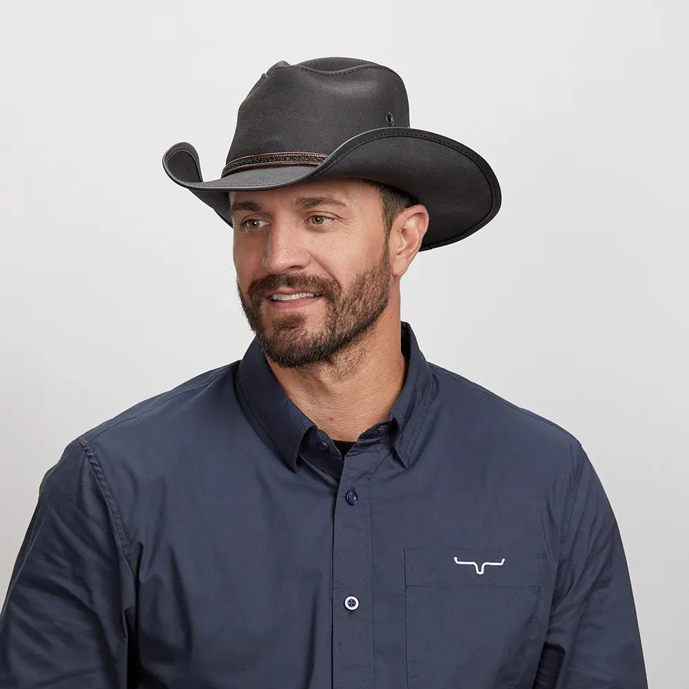 Stockade | Mens Waxed Cotton Cowboy Hat