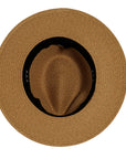 An inner view of a Sunday Beige Straw Sun Hat