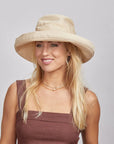 Sunny | Womens Wide Brim Cotton Sun Hat