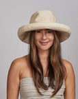 Sunny | Womens Wide Brim Cotton Sun Hat