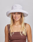 Sunny | Womens Wide Brim Cotton Sun Hat