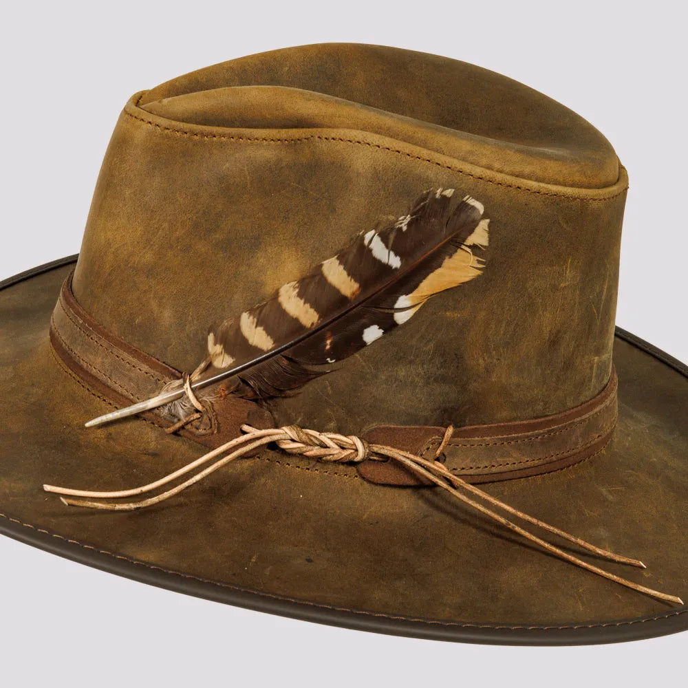 Tate | Mens Genuine Leather Cowboy Hat