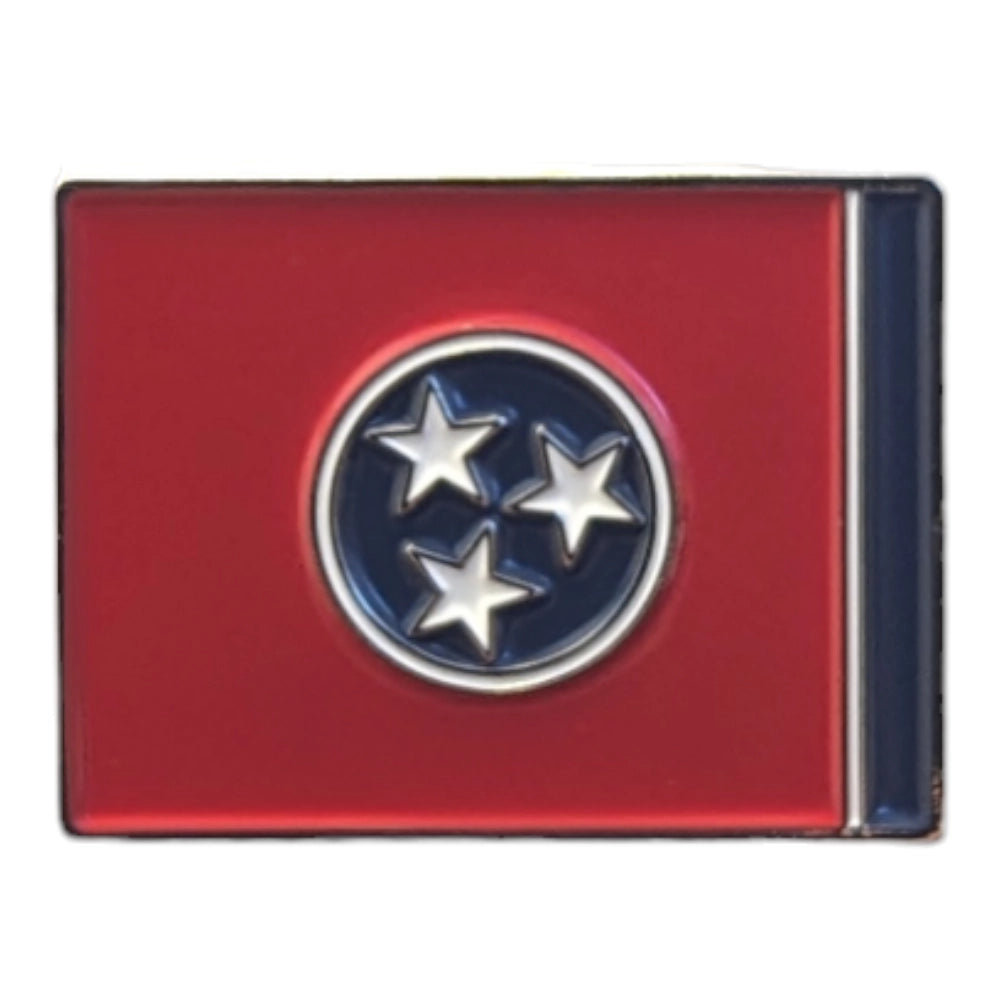 Tennessee State Flag Magnetic Hat Pin