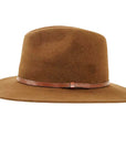 Traveler Chestnut Felt Hat Side View